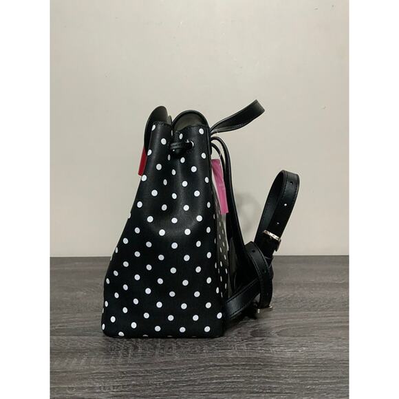 Kate Spade Disney Minnie Mouse Polka Dot Mini Backpack Red Bow - NWT - Picture 2 of 5